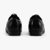 SNOWDEN Boys Leather Lace-Up School Shoes Black