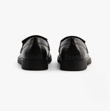 JR AGATA Girls Moccasin Tassel School Shoes Black