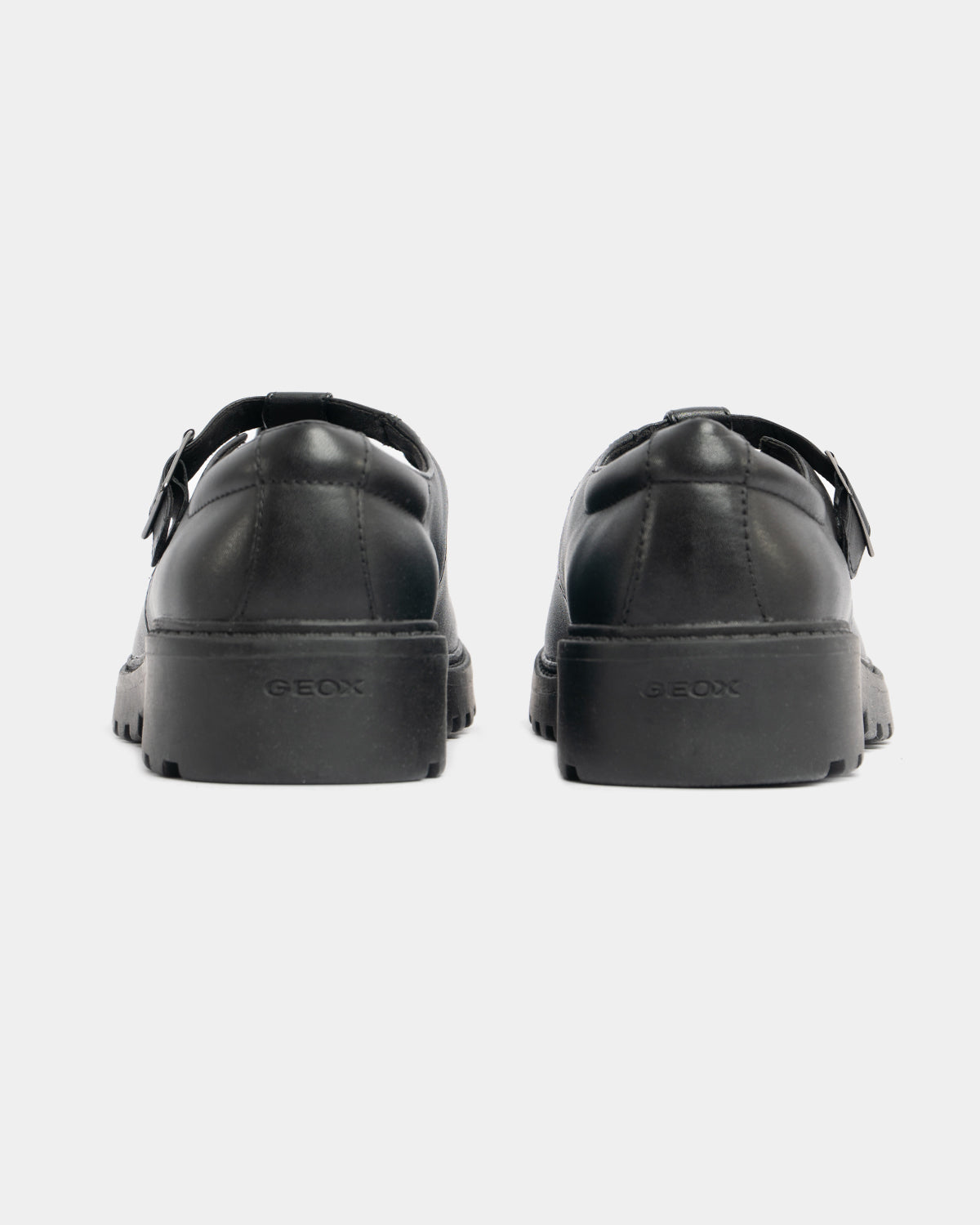 CASEY Girls Matte Black School Shoes