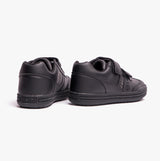 ELVIS B Boys Touch Fasten School Shoes Black