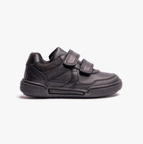 J POSEIDO BOY Kids Leather Sneakers Black