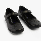 AMBER Girls School Shoes Black