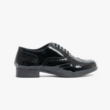 KADA Girls Lace-Up Shoes Black Patent