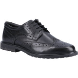 VERITY Girls Leather Derby Brogues Black