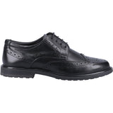 VERITY Girls Leather Derby Brogues Black