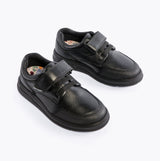 ROWAN Boys Touch Fasten Shoes Black