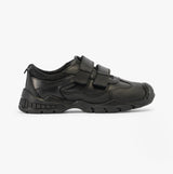 TROY Boys School Shoes Black