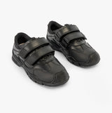 TROY Boys School Shoes Black