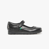 FRAGMA POP Leather Girls Shoes Black