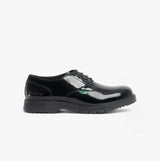 FINLEY LO Teen Girls Leather Derby Shoes Patent Black