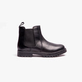 Roamers B525A Unisex Kids Leather Chelsea Boots Black - B525A - 1 - SchoolShoes.co.uk